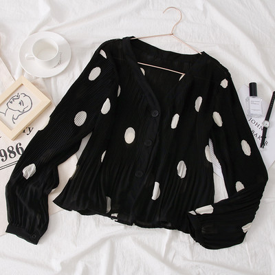 Модерна дамска риза с V-образно деколте - няколко цвята