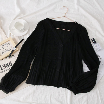 Модерна дамска риза с V-образно деколте - няколко цвята