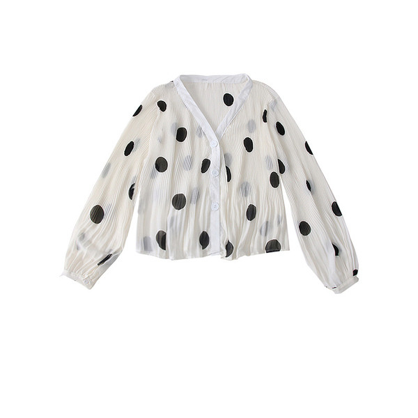 Модерна дамска риза с V-образно деколте - няколко цвята