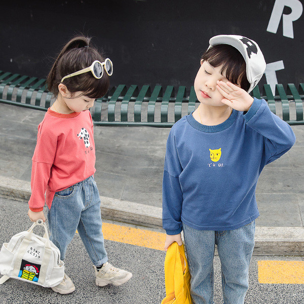 Bluza casual pentru copii pentru fete - in doua culori