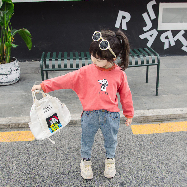 Bluza casual pentru copii pentru fete - in doua culori