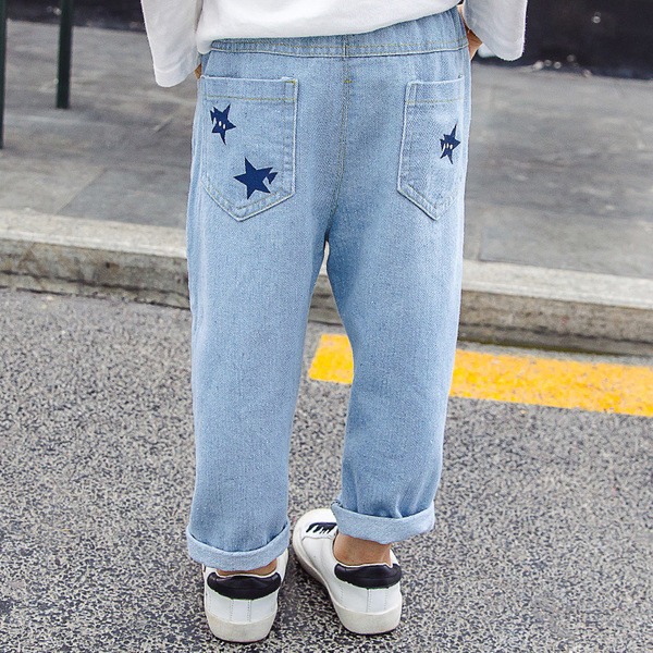 Model nou de blugi pentru copii de culoare deschisă-pentru fete