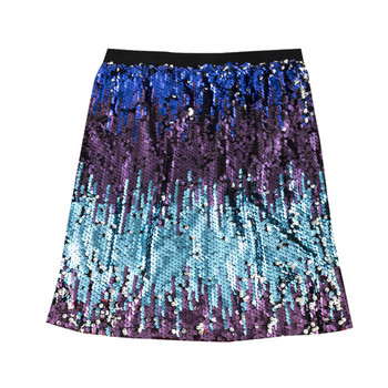 Fusta scurta de dama moderna cu paiete in mai multe culori