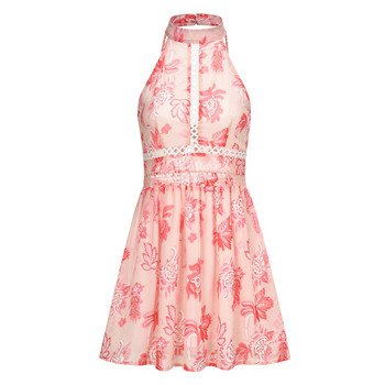 Rochie de dama model nou cu motive florale - doua culori