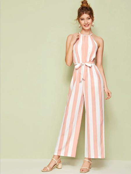 Γυναικεία ολόσωμη φόρμα σε ροζ χρώμα