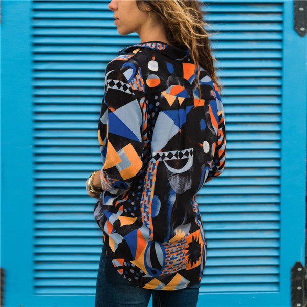 Cămașă modernă de damă cu nasturi în două culori