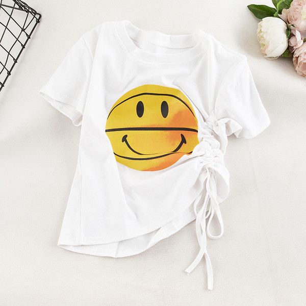 Tricou casual dama cu aplicatie si cravate in mai multe culori