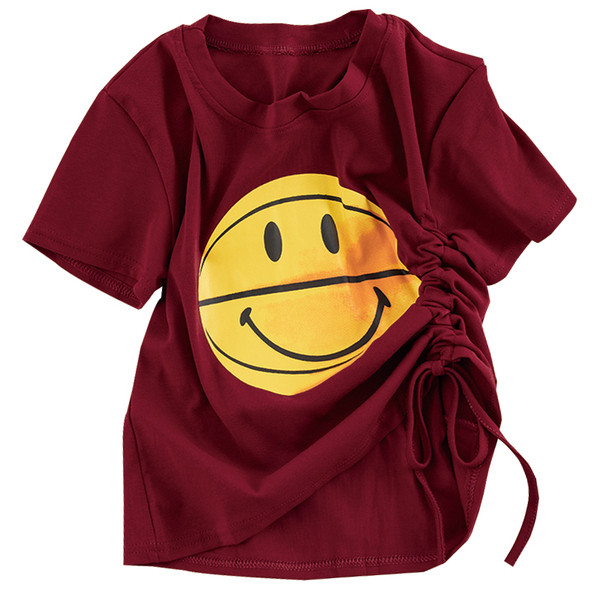 Tricou casual dama cu aplicatie si cravate in mai multe culori