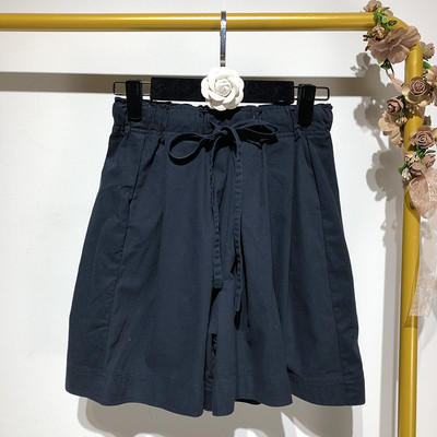 Pantaloni casual dama in trei culori cu legaturi in talie