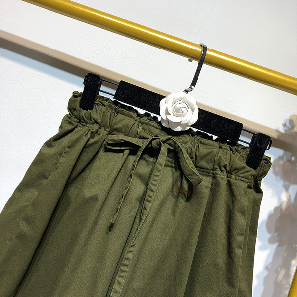 Pantaloni casual dama in trei culori cu legaturi in talie