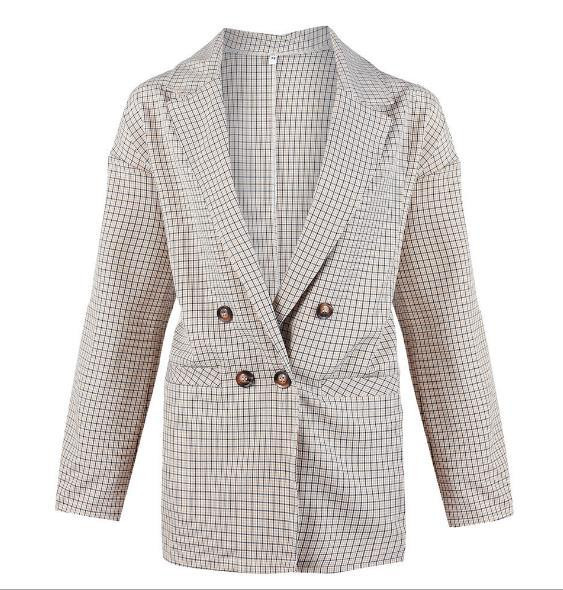 Geaca de dama eleganta model lat cu inchidere dubla