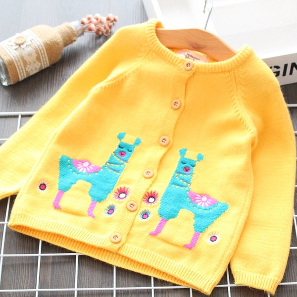 Vesta pentru copii model nou pentru fete in galben