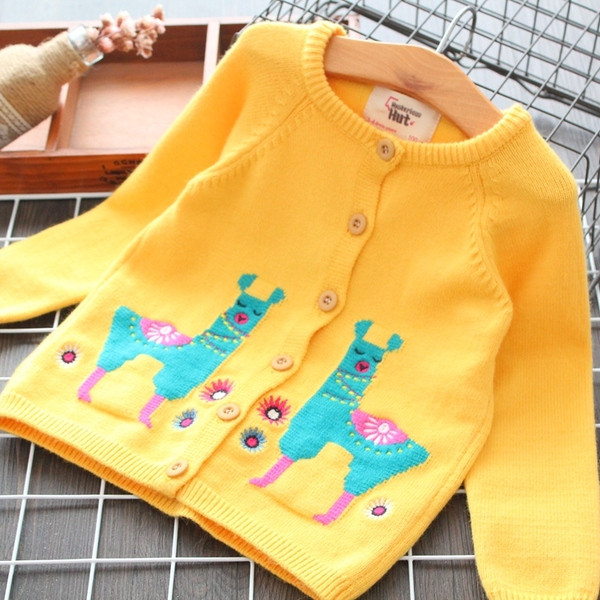 Vesta pentru copii model nou pentru fete in galben