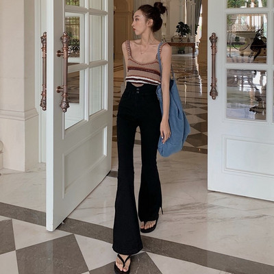 Blugi de dama eleganti model Charleston in doua culori