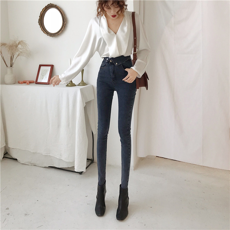 Blugi de dama actuali model Slim in doua culori