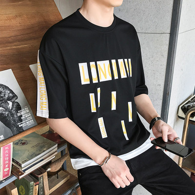 Tricou bărbătesc actual în mai multe culori - cu inscripții