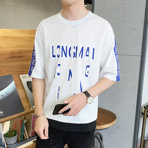 Tricou bărbătesc actual în mai multe culori - cu inscripții