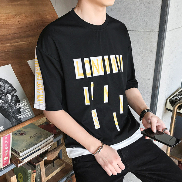 Tricou bărbătesc actual în mai multe culori - cu inscripții