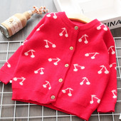 Vesta pentru copii model nou cu nasturi de culoare rosie