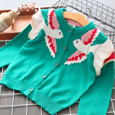 Cardigan elegant de damă pentru fete în verde