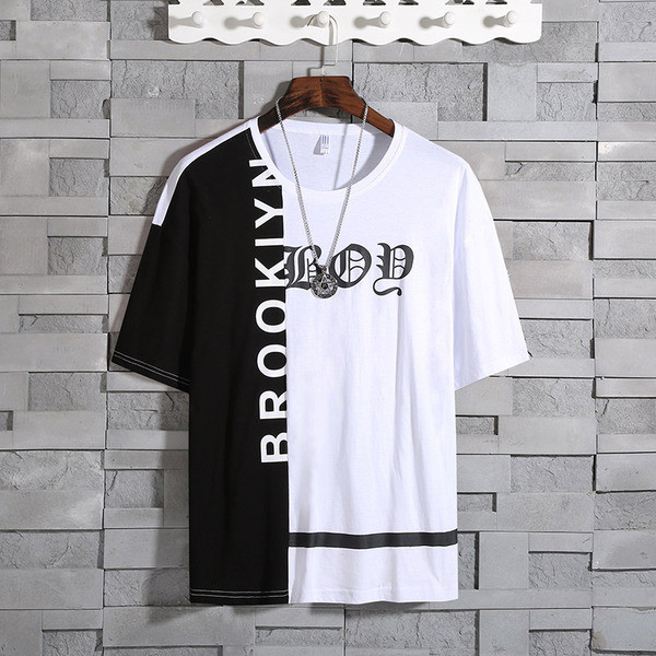 Tricou modern pentru bărbați în inscripții - în trei culori