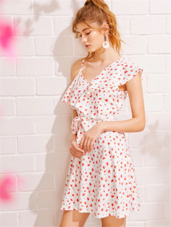 Rochie de vara dama cu cravata