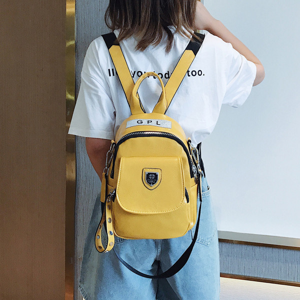 Rucsac de damă de zi cu zi cu mâner lung în patru culori