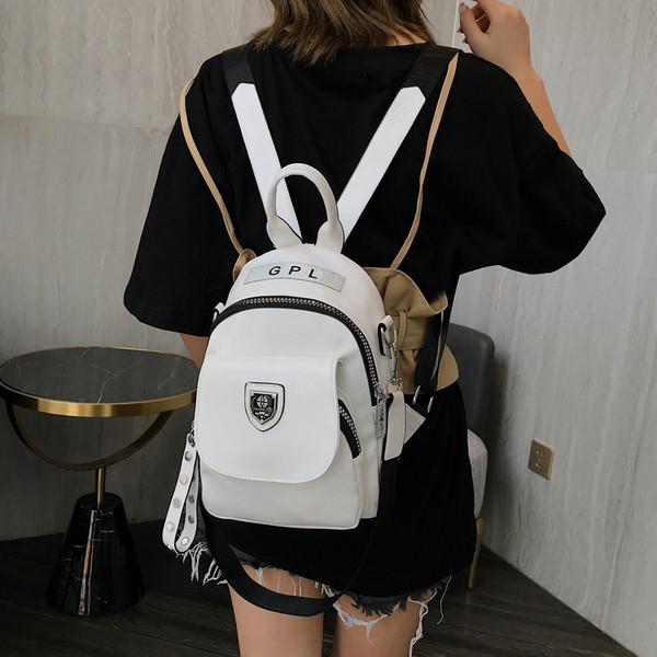 Rucsac de damă de zi cu zi cu mâner lung în patru culori