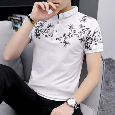 Tricou barbatesc actual in trei culori - cu nasturi