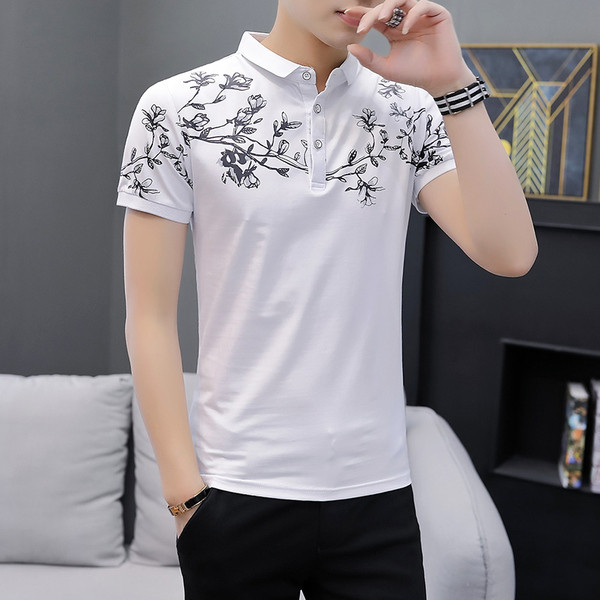 Tricou barbatesc actual in trei culori - cu nasturi