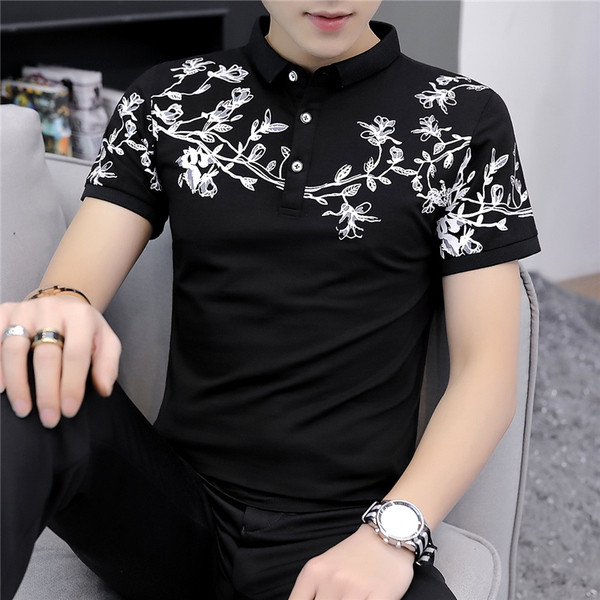 Tricou barbatesc actual in trei culori - cu nasturi