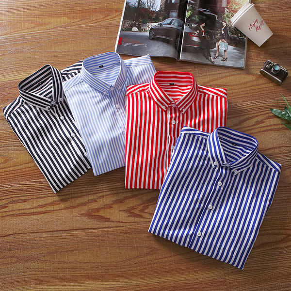 Стилна мъжка риза в няколко цвята с 3/4 ръкав