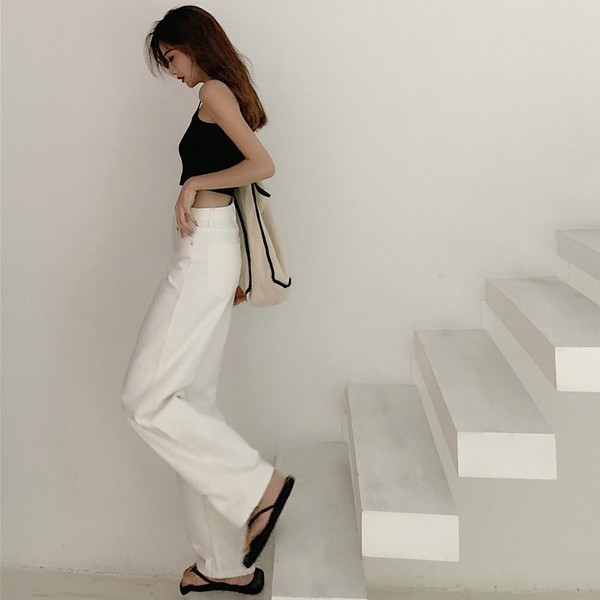 Blugi casual dama - model larg in doua culori