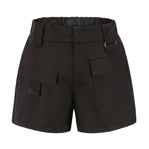 Pantaloni scurți eleganti de damă cu talie înaltă - mai multe culori