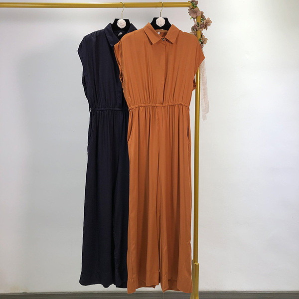 Salopeta de dama lunga si lata in doua culori