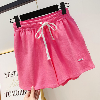 Pantaloni scurți casual dama cu elastic in patru culori