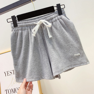 Pantaloni scurți casual dama cu elastic in patru culori