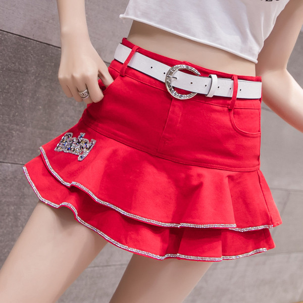 Fusta scurta de dama actuala in trei culori