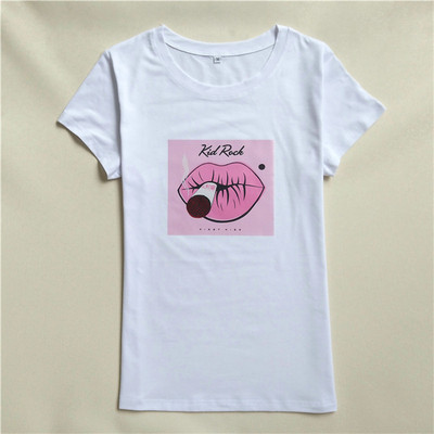 Tricou dama model nou cu aplicatie si decolteu O