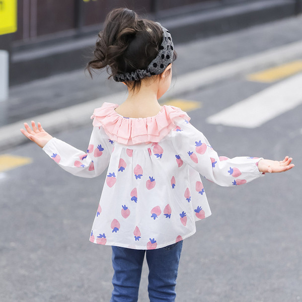 Cămașă actuală pentru copii în două culori pentru fete