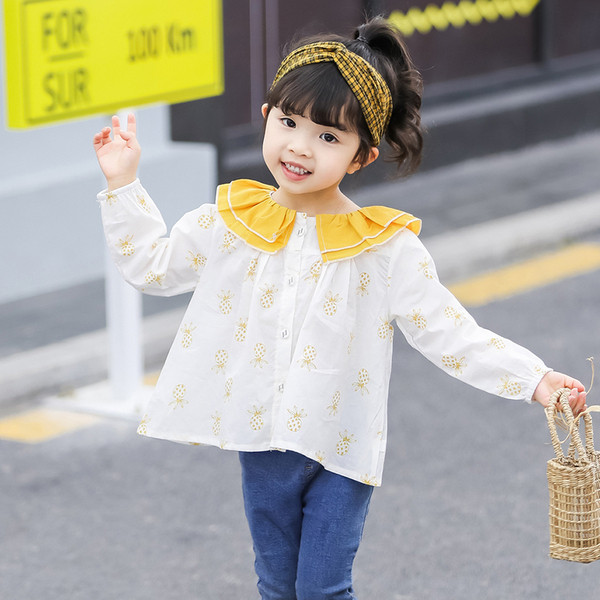 Cămașă actuală pentru copii în două culori pentru fete