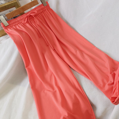 Ежедневен дамски панталон широк модел в различни цветове