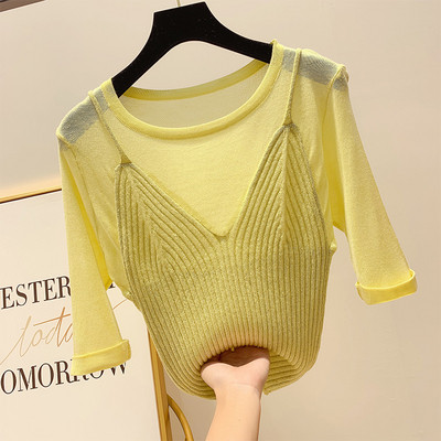 Bluza de dama cu maneci 3/4 in mai multe culori