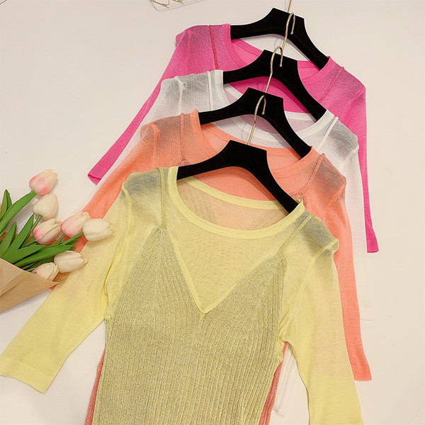 Bluza de dama cu maneci 3/4 in mai multe culori