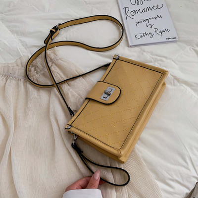 Geanta de dama moderna cu inchidere metalica in mai multe culori