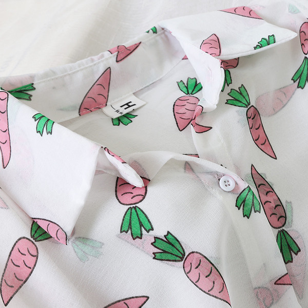 Cămașă modernă de damă cu mâneci lungi și nasturi în trei culori