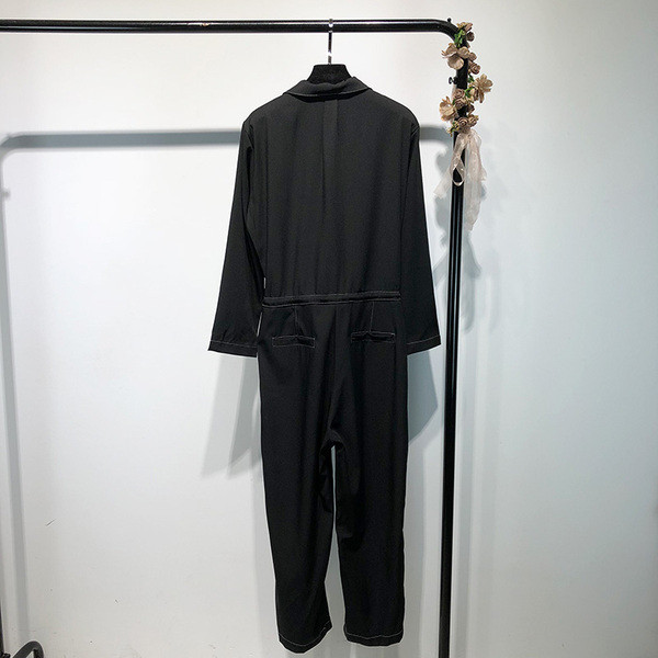 Γυναικεία ολόσωμη φόρμα μακρύ με τσέπες και κορδόνια στη  μέση