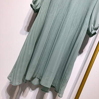 Rochie de damă lungă și largă cu mâneci lungi