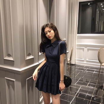 Rochie de dama actuala de culoare neagra - model croiat