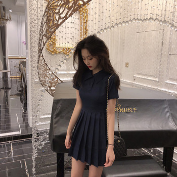 Rochie de dama actuala de culoare neagra - model croiat